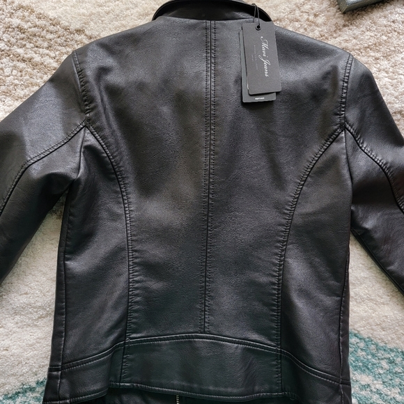 Mavi Black Faux Leather Jacket, S - Picture 7 of 10